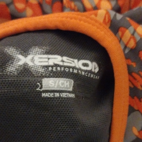 Xersion Orange Graphic Cutout Tank Top - Picture 5 of 6